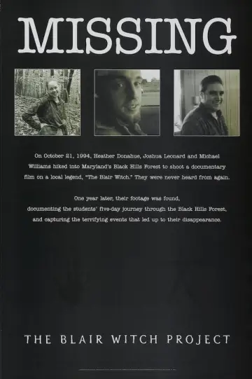 Plakat do filmu "Blair Witch Project" #85285