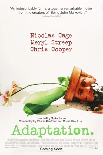Plakat do filmu "Adaptacja" #117182