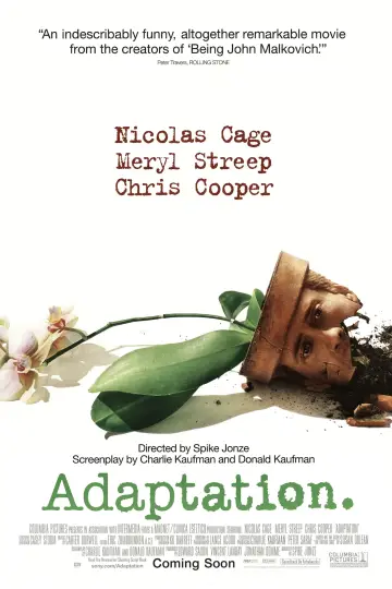 Plakat do filmu "Adaptacja" #863428