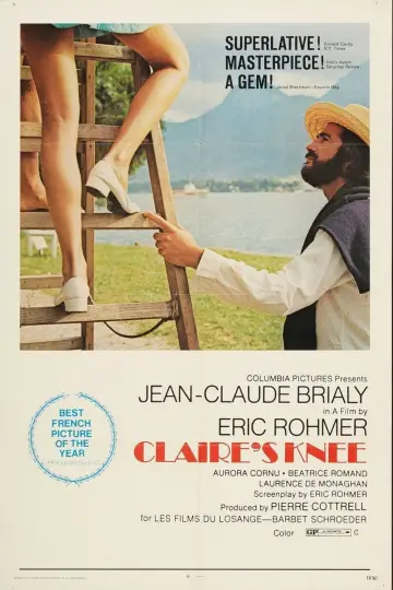 Plakat do filmu "Le Genou de Claire" #1080208