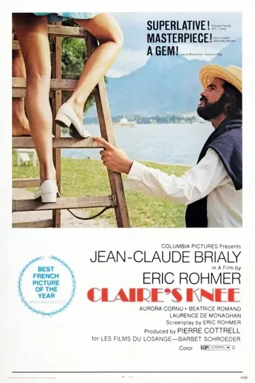 Plakat do filmu "Le Genou de Claire" #1080209