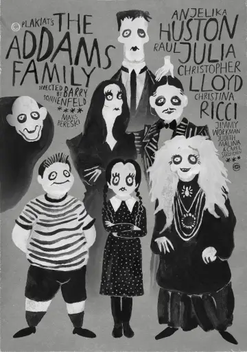 Plakat do filmu "Rodzina Addamsów" #55365