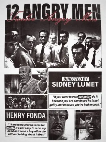 Plakat do filmu "12 gniewnych ludzi" #830541