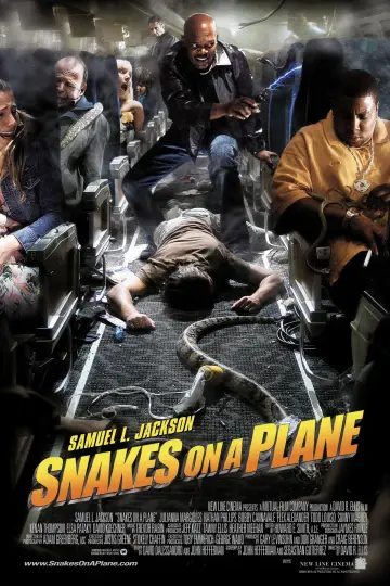 Plakat do filmu "Węże w Samolocie" #1799601