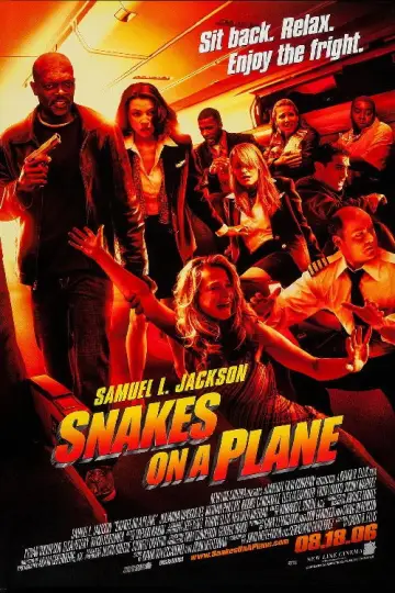 Plakat do filmu "Węże w Samolocie" #693437