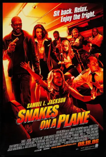 Plakat do filmu "Węże w Samolocie" #693440