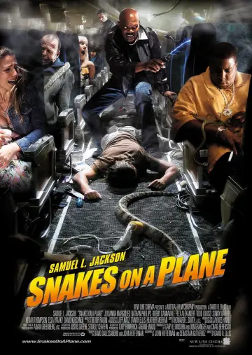 Plakat do filmu "Węże w Samolocie" #693441