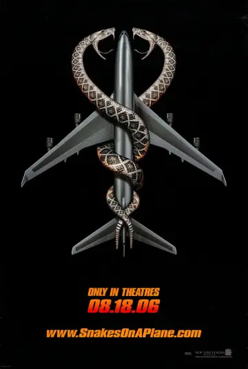 Plakat do filmu "Węże w Samolocie" #693442