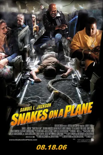Plakat do filmu "Węże w Samolocie" #693446