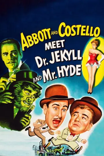 Plakat do filmu "Abbott i Costello spotykają Jekylla i Hyde