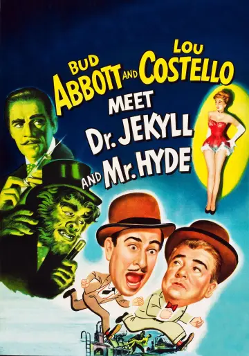 Plakat do filmu "Abbott i Costello spotykają Jekylla i Hyde