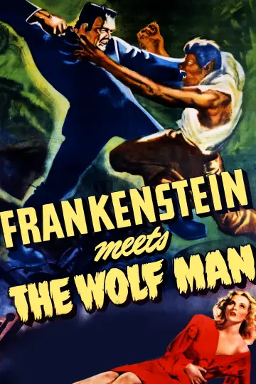 Plakat do filmu "Frankenstein spotyka Człowieka Wilka" #1030302
