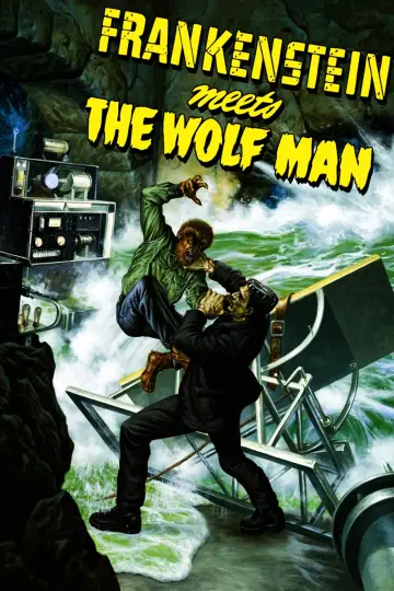 Plakat do filmu "Frankenstein spotyka Człowieka Wilka" #1030303