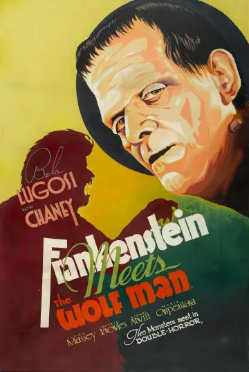 Plakat do filmu "Frankenstein spotyka Człowieka Wilka" #1030304