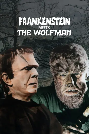 Plakat do filmu "Frankenstein spotyka Człowieka Wilka" #1030306