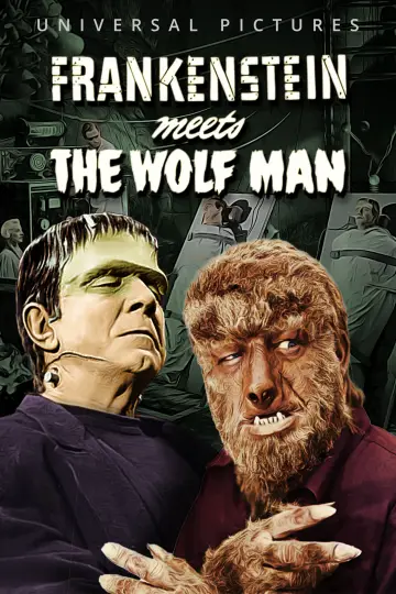 Plakat do filmu "Frankenstein spotyka Człowieka Wilka" #1030308