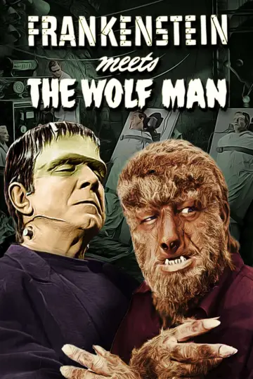 Plakat do filmu "Frankenstein spotyka Człowieka Wilka" #1030309