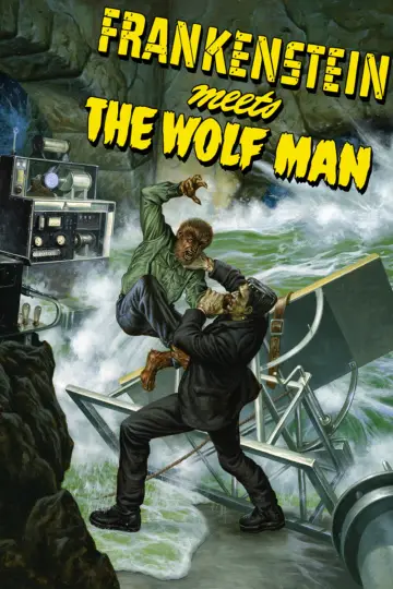 Plakat do filmu "Frankenstein spotyka Człowieka Wilka" #1030311