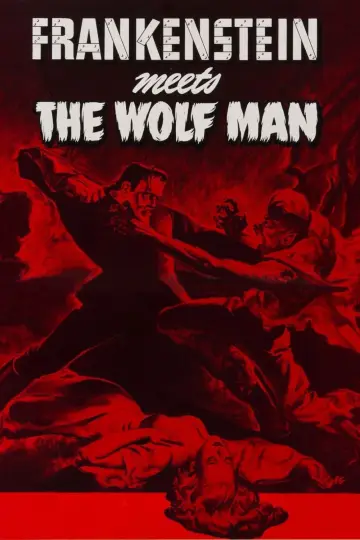 Plakat do filmu "Frankenstein spotyka Człowieka Wilka" #1030317