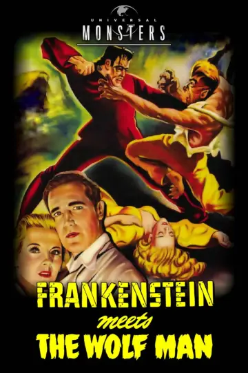 Plakat do filmu "Frankenstein spotyka Człowieka Wilka" #1030321
