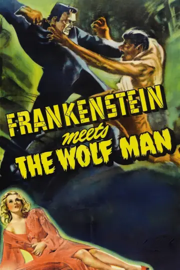 Plakat do filmu "Frankenstein spotyka Człowieka Wilka" #1030322