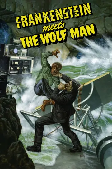 Plakat do filmu "Frankenstein spotyka Człowieka Wilka" #1030327