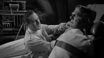 Zasłona do filmu "Frankenstein spotyka Człowieka Wilka" #392324