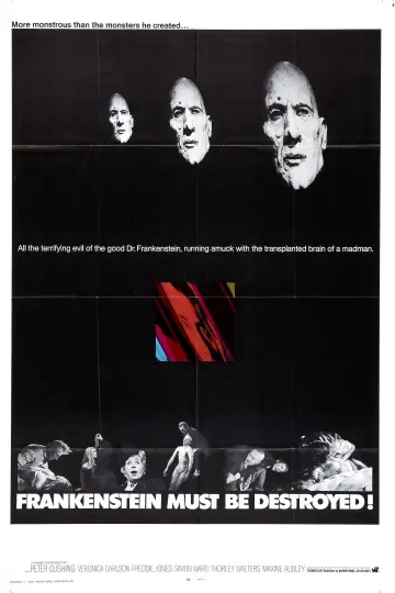 Plakat do filmu "Frankenstein Must Be Destroyed" #1113556