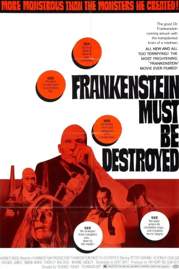 Plakat do filmu "Frankenstein Must Be Destroyed" #1113558