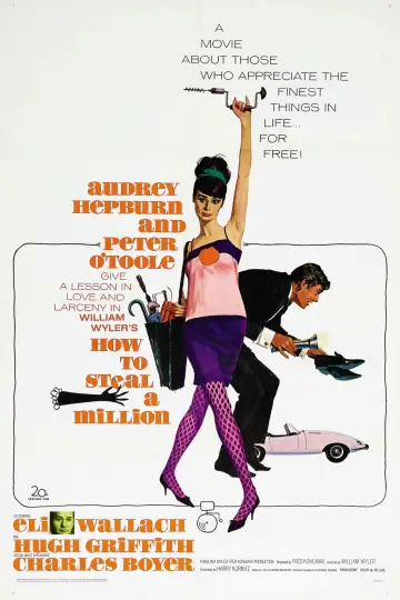 Plakat do filmu "Jak ukraść milion dolarów" #111988