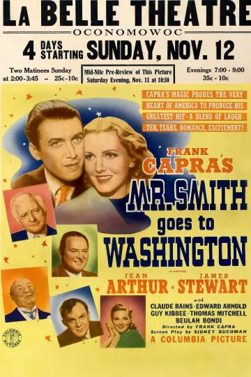 Plakat do filmu "Pan Smith jedzie do Waszyngtonu" #146657