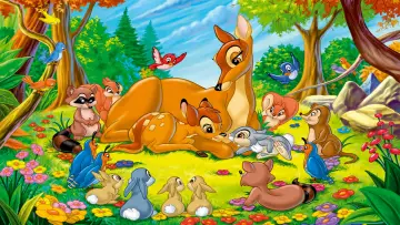 Zasłona do filmu "Bambi" #246027