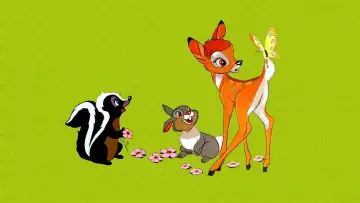 Zasłona do filmu "Bambi" #246034