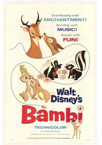 Plakat do filmu "Bambi" #47193