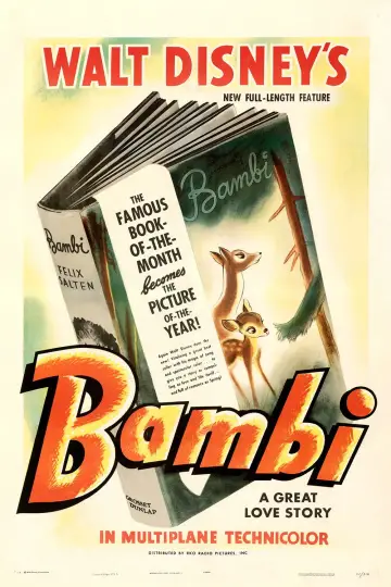 Plakat do filmu "Bambi" #669494