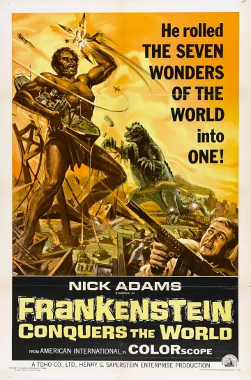 Plakat do filmu "フランケンシュタイン対地底怪獣" #1115069
