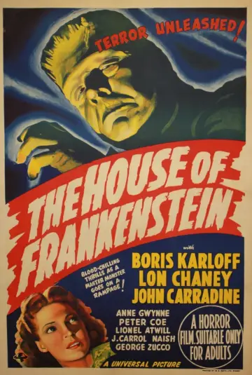 Plakat do filmu "Dom Frankensteina" #1870965