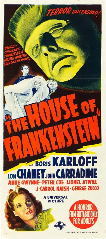 Plakat do filmu "Dom Frankensteina" #1870979