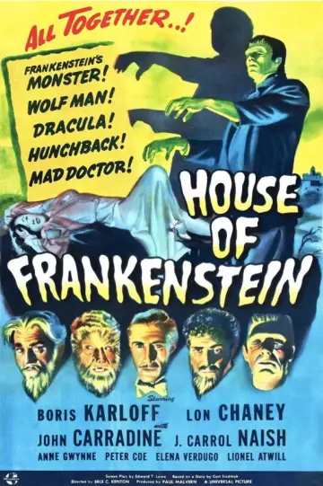 Plakat do filmu "Dom Frankensteina" #1870983