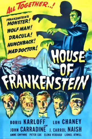 Plakat do filmu "Dom Frankensteina" #1870984