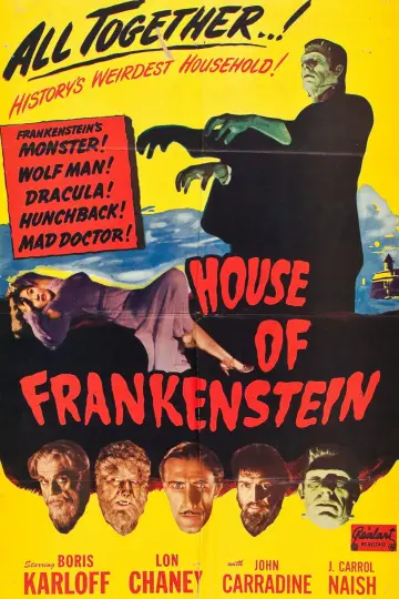 Plakat do filmu "Dom Frankensteina" #1870989