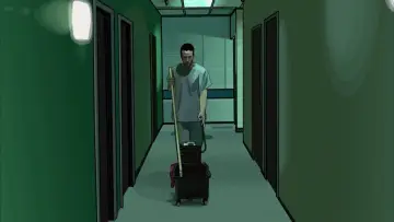 Zasłona do filmu "Przez ciemne zwierciadło" #890598