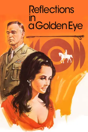 Plakat do filmu "W zwierciadle złotego oka" #1037822
