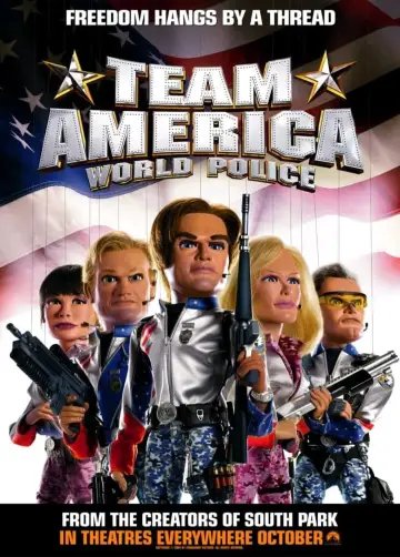 Plakat do filmu "Ekipa Ameryka: Policjanci z jajami" #484634
