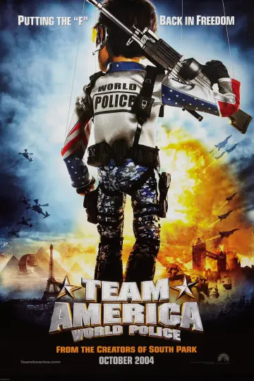 Plakat do filmu "Ekipa Ameryka: Policjanci z jajami" #891855