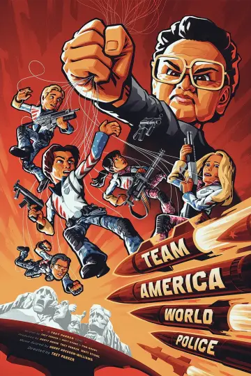 Plakat do filmu "Ekipa Ameryka: Policjanci z jajami" #891857