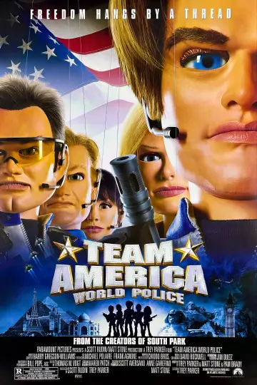 Plakat do filmu "Ekipa Ameryka: Policjanci z jajami" #891858