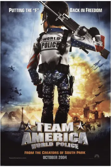 Plakat do filmu "Ekipa Ameryka: Policjanci z jajami" #891859