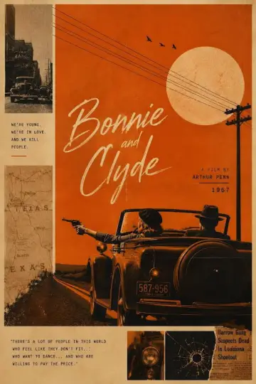 Plakat do filmu "Bonnie i Clyde" #1235769
