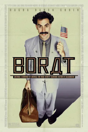 Plakat do filmu "Borat. Podpatrzone w Ameryce, aby Kazachstan Rósł w Siłę, a Ludzie Żyli Dostatniej" #1797343